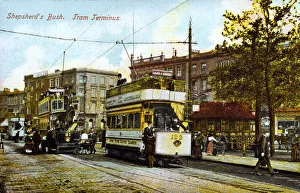 Images Dated 14th February 2019: Shepherds Bush tram terminus, West London