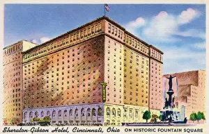 Sheraton Prints: Sheraton-Gibson Hotel, Cincinnati, Ohio, USA