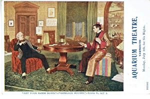 Images Dated 25th May 2017: Sherlock Holmes by Arthur Conan Doyle and William Gillette