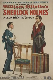 Travelling Collection: Sherlock Holmes theatre poster