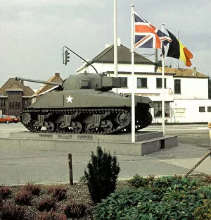 Preserved Gallery: Sherman tank Memorial, Hechtel, Belgium