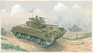 Alan Gallery: Sherman tanks