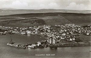 Shetland Islands - Scalloway from the East Shetland Islands - Scalloway from the East