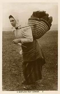 Images Dated 11th November 2011: A Shetland Peat Carrier