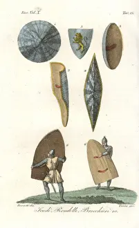 Chivalry Prints: Shield, buckler and targe