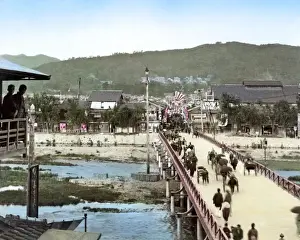 Shijio Iron Bridge, Kyoto, Japan