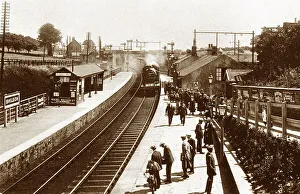 Shildon Railway Station probably 1920s