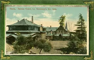 Head Quarters Prints: Shimla, India - Barnes Court