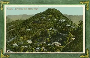 Shimla, India - Elysium Hill viewed from the ridge