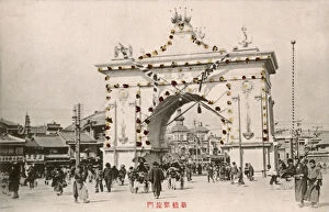 Russo Gallery: Shinbashi triumphal arch, Tokyo, Japan