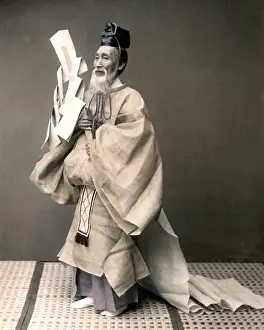 Shinto Prints: Shinto priest, Japan