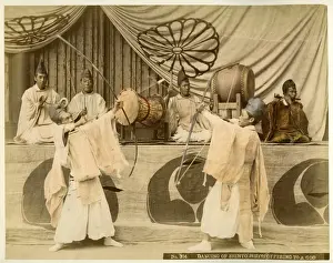 Drapery Prints: Shinto priests