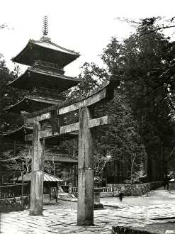Shrines Prints: Shinto Temple at Nikko, Japan