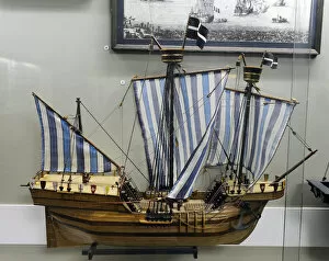 Images Dated 18th March 2012: Ship. 15th century. Model, 19th century