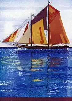 Ships and Boats Gallery: Ship on Blue Sea