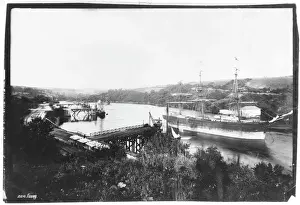 Ship in Dock Fowey