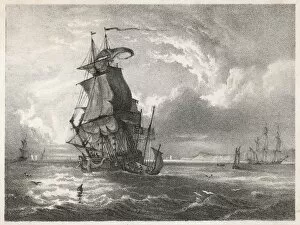 Ships and Boats Collection: Ship Off the Coast