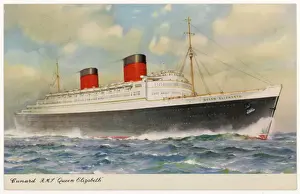 Ship / Q Elizabeth / Pcard