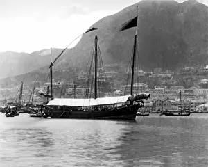Ship on the water, Hong Kong, China