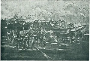 Shipbuilding Prints: Shipbuilding, Rye