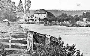 Shiplake Prints: Shiplake Mill, Victorian period