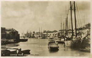 Shipping scene, Bridgetown, Barbados, West Indies