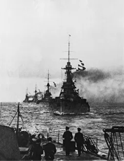 Images Dated 20th September 2011: Ships of the British Grand Fleet, WW1