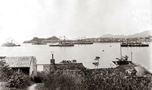 Ships at Corfu, circa 1890
