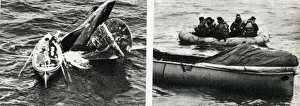 Survival Gallery: Ships lifeboat and airmens dinghy, WW2