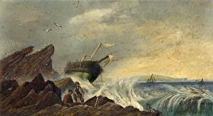 Images Dated 31st August 2010: Shipwreck off Co. Down Coast