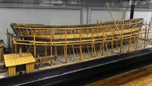 Latvian Collection: Shipyards in the Gulf of Riga. Model
