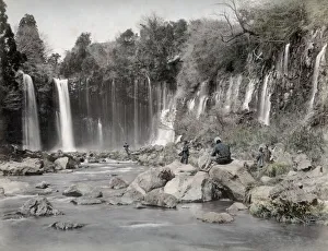Shiraito Waterfall, Fujiyama, Japan, c. 1880 s