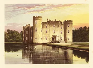 14th Century Prints: Shirburn Castle. Oxfordshire, England