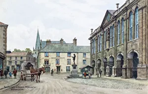 Rolls Prints: Shire Hall and Rolls Monument, Monmouth, South Wales
