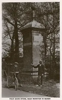 Four Shire Stone near Moreton-in-Marsh, Gloucestershire