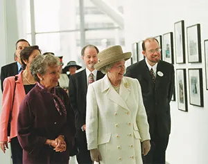 Shirley Prints: Shirley Baker and Queen Elizabeth II - The Lowry opening