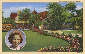 Images Dated 10th April 2017: Shirley Temple at her home
