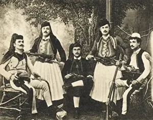 Plume Prints: Shkoder Ottoman army volunteers in traditional costume