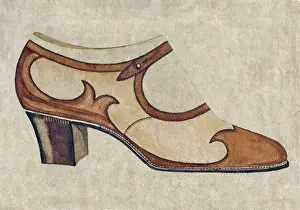Heel Prints: Shoe design in brown and beige