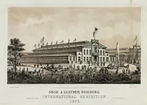 Fairmont Prints: Shoe & leather building, international exhibition, Fairmont