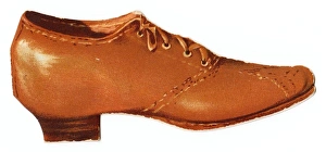Shoe-shaped greetings card