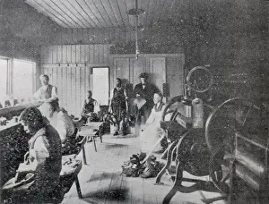 Shoemakers Shop at Holborn Union Workhouse, Mitcham