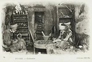 Shoe Maker Collection: Shoemakers, Tunisia