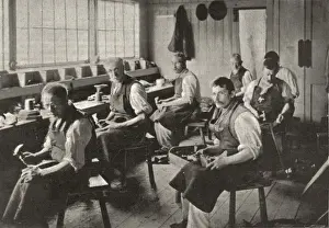 Holborn Prints: Shoemaking Workshop, Holborn Union Workhouse, Mitcham
