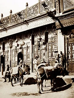 A shop in Beijing, China, early 1900s