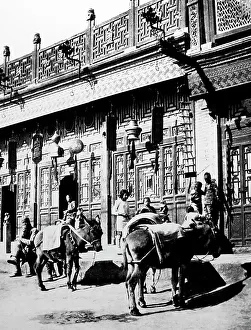 A shop in Beijing, early 1900s
