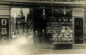 Bazaar Prints: Shop-front - Premises of The Domestic Bazaar Co