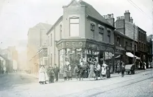 Draper Prints: Shop-front - Premises of Field - Draper and J Hitchings