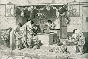 Shop In Pompeii, Italy