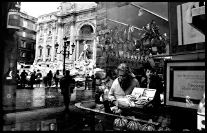 Shone Prints: Shop window reflection, Florence, Italy